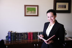 portrait of a female lawyer at office